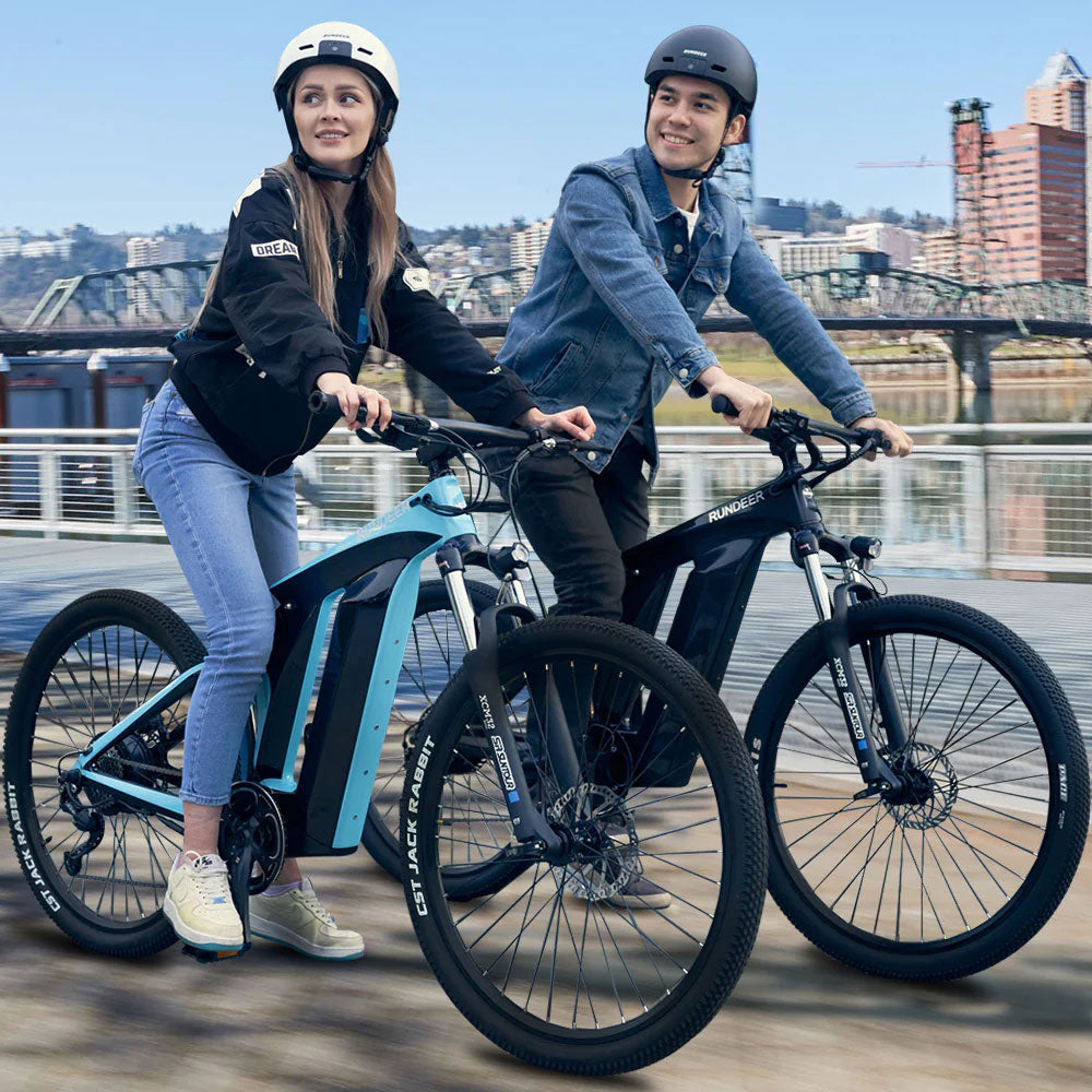 Carbon Fiber Electric Bike Rundeer Starry Sky UD City Ebike